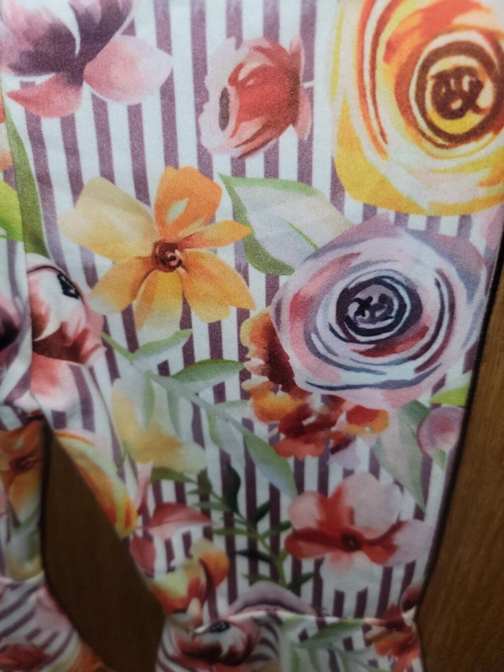 Baby Girls Floral Bell-Bottom Pants 3-6 Months Boutique Striped Ruffle Leggings - Picture 4 of 4